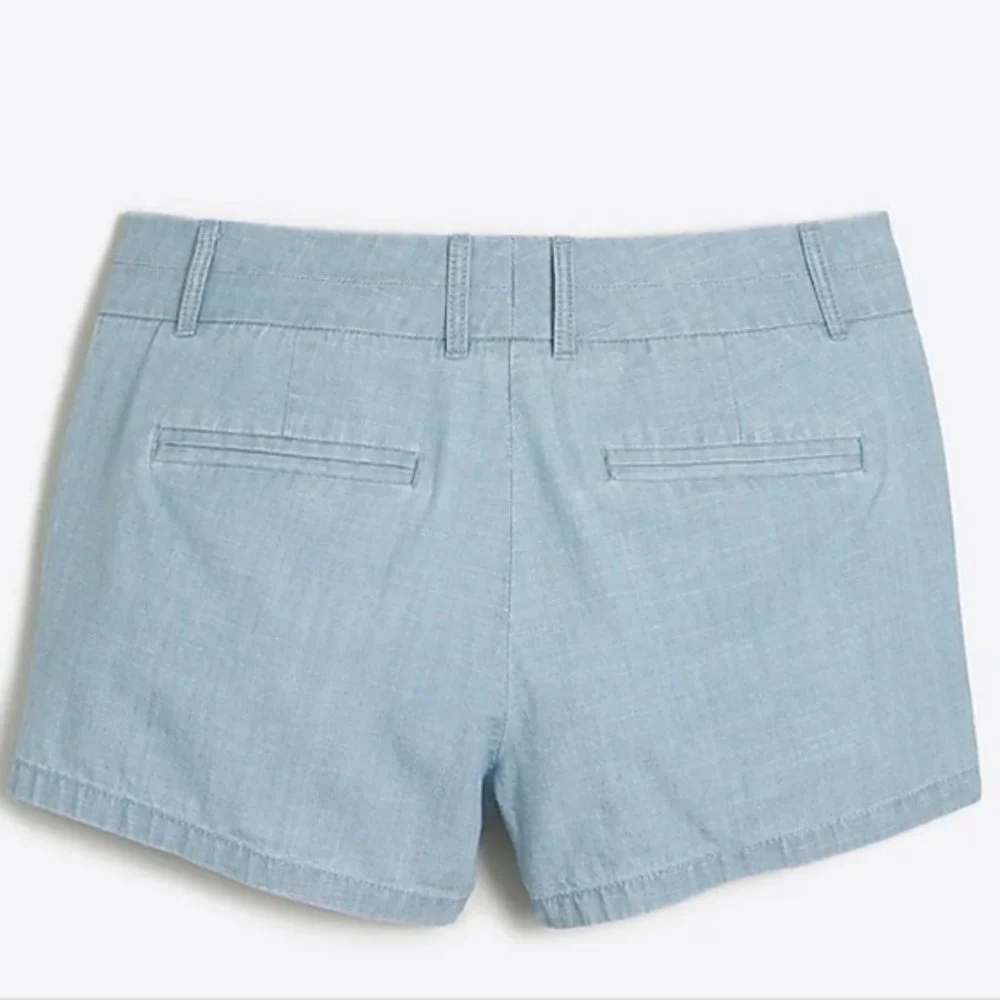 J.CREW Cotton Chambray Shorts